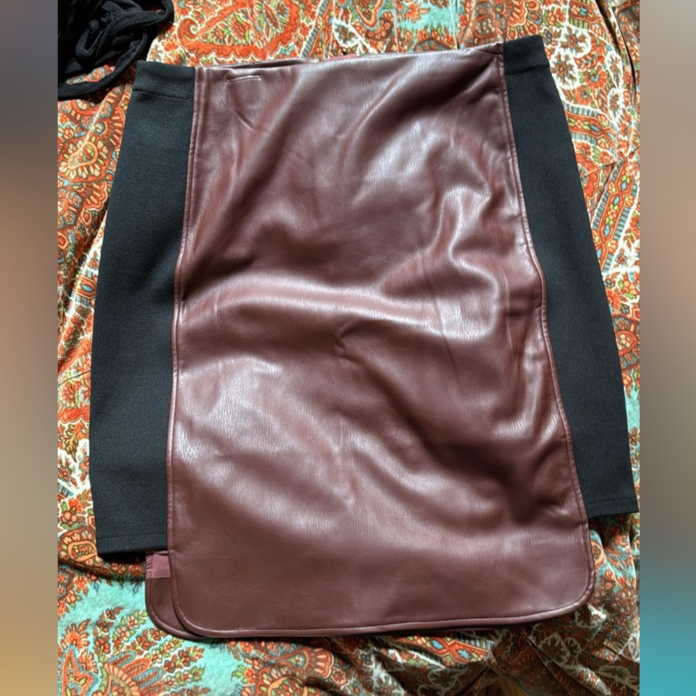 New Size L (12-14) Maeve Vegan leather skirt